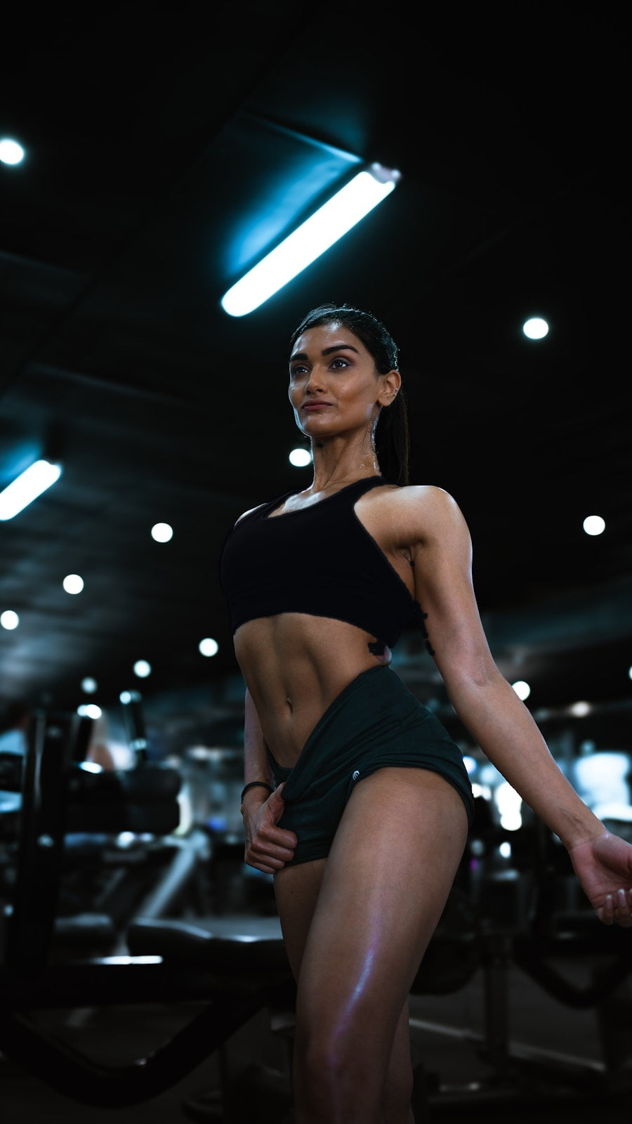 XENFIT Seamless Sculpt Sports Bra - Black