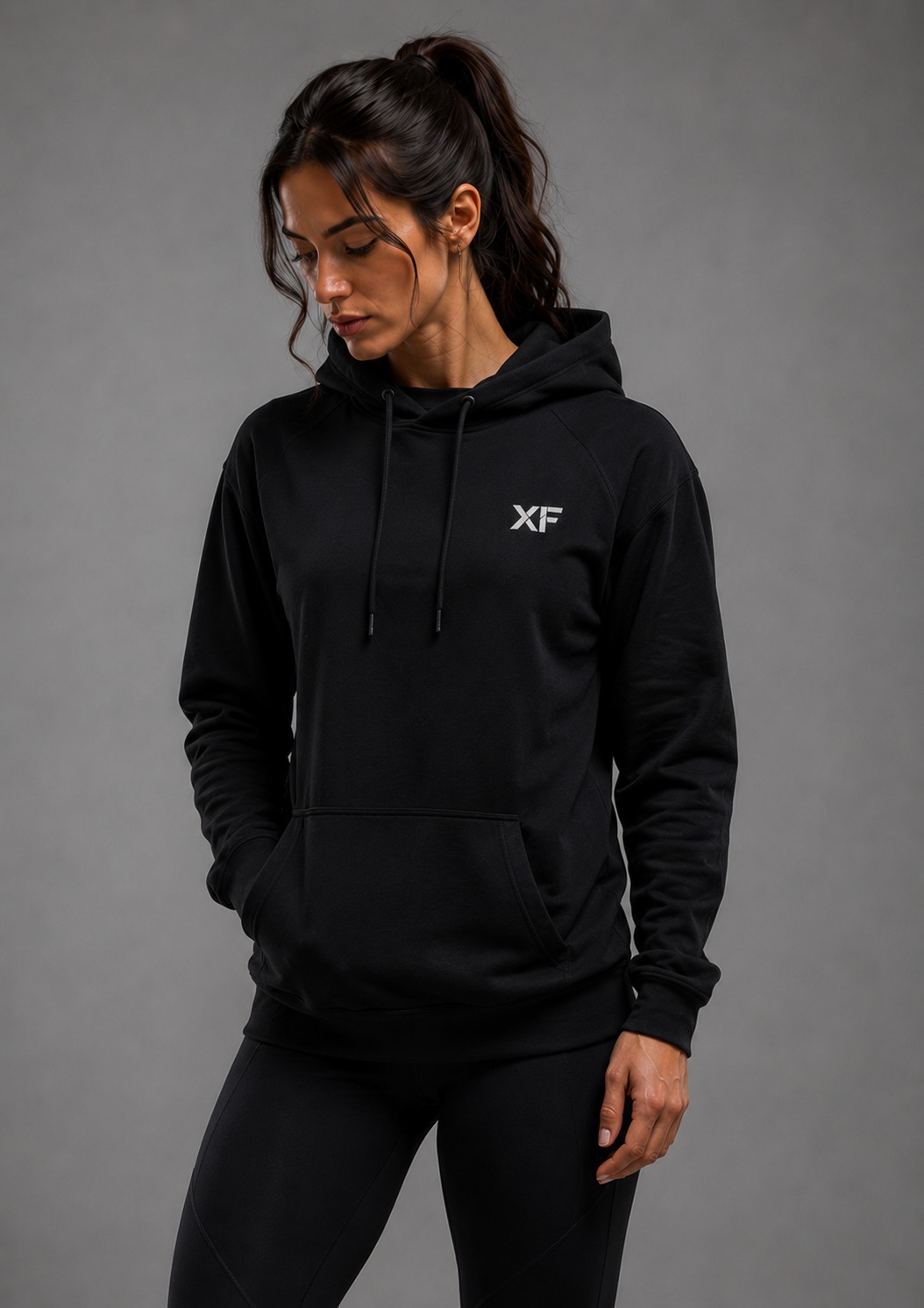 XENFIT Premium Cropped Hoodie